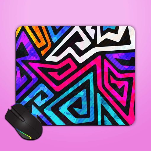 Bright Maze Seamless Mouse Pad Chachhi