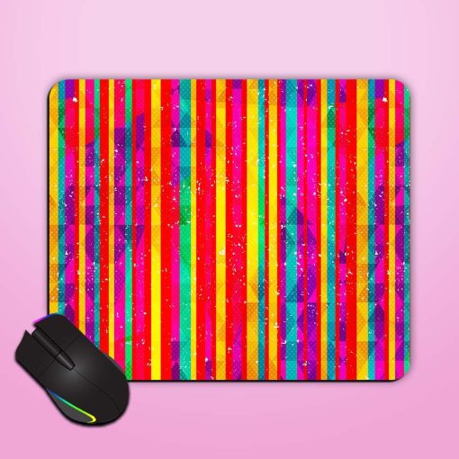 Bright Triangle Seamless Mouse Pad Chachhi