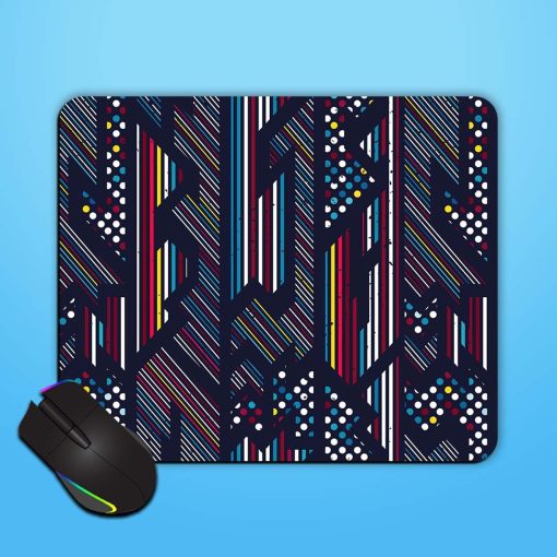 Colored Geometric Seamless Mouse Pad Chachhi