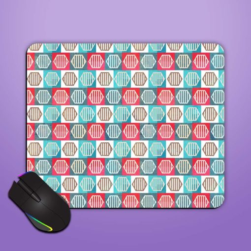 Colored Geometric Seamless Mouse Pad Chachhi