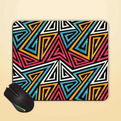 Colored Labyrinth Seamless Mouse Pad Chachhi