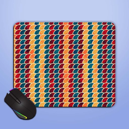 Colored Semicircle Seamless Mouse Pad Chachhi