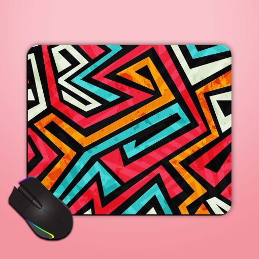 Graffiti Tribal Seamless Mouse Pad Chachhi