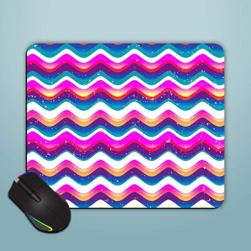 Psychedelic Color Wave Mouse Pad Chachhi