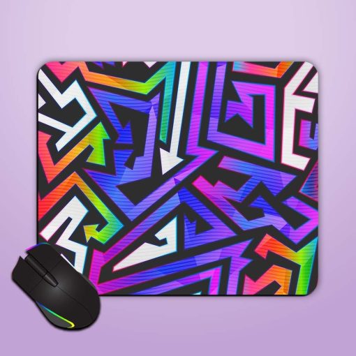 Rainbow Color Graffiti Mouse Pad Chachhi