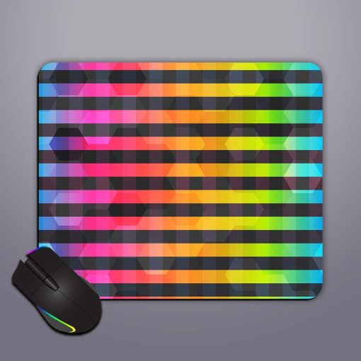 Rainbow Color Lines Mouse Pad Chachhi