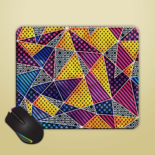 Rainbow Triangle Seamless Mouse Pad Chachhi