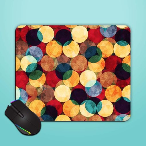 Retro Circle Seamless Mouse Pad Chachhi