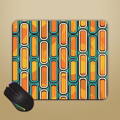 Retro Stripes Seamless Mouse Pad Chachhi