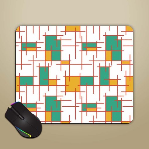 Seamless Abstract Geometry Mouse Pad Chachhi