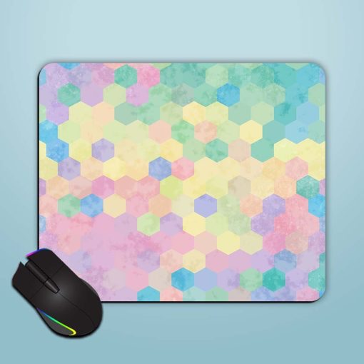 Seamless Hexagon Geo Mouse Pad Chachhi