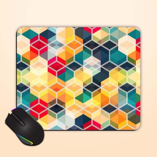 Abstract Mosaic Vector Mouse Pad Chachhi