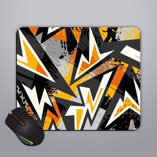 Abstract Seamless Chaotic Mouse Pad Chachhi