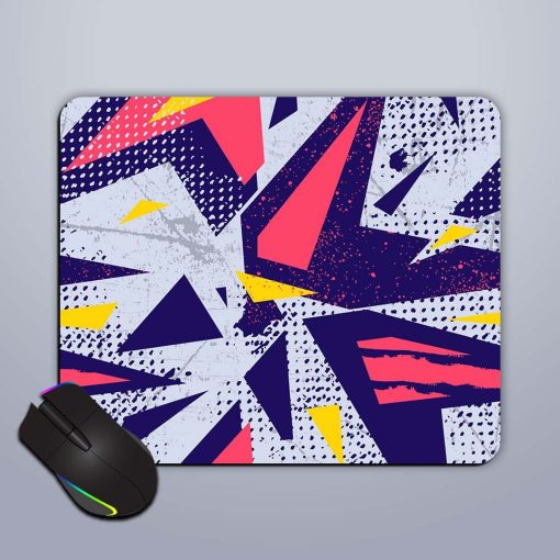 Abstract Seamless Geometric Mouse Pad Chachhi