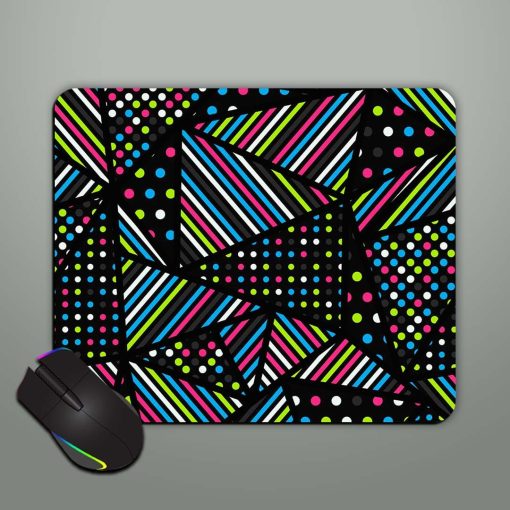 Abstract Triangle Seamless Mouse Pad Chachhi