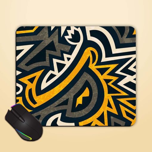 African Geometric Seamless Mouse Pad Chachhi