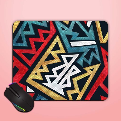 Ancient Geometric Vector Mouse Pad Chachhi