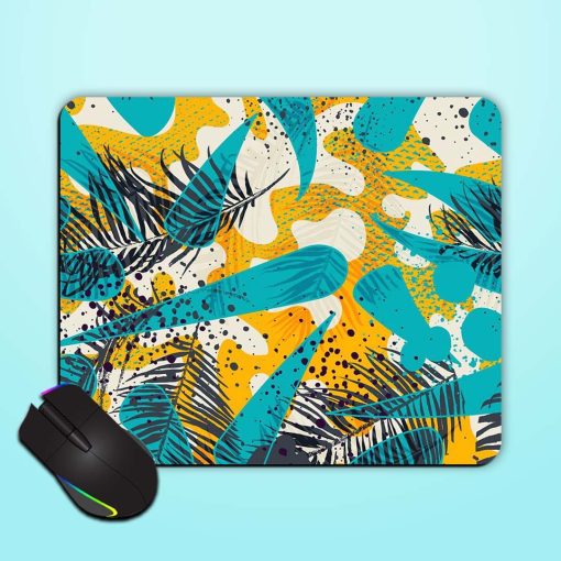 Bold Abstract Jungle Mouse Pad Chachhi