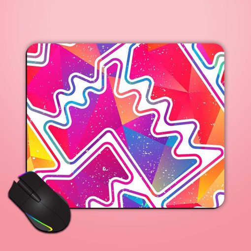 Bright Geometric Seamless Mouse Pad Chachhi