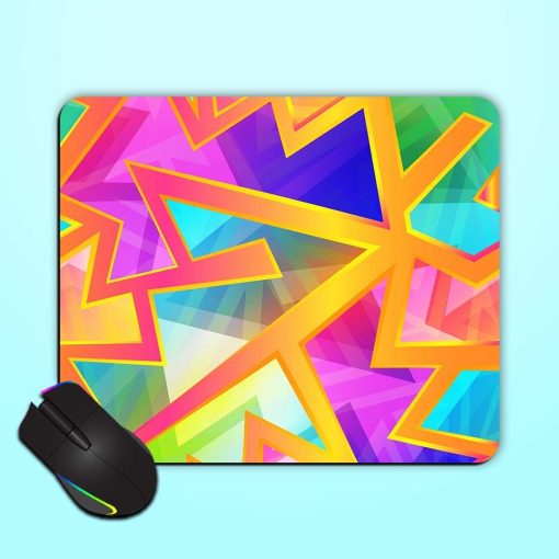 Bright Geometric Seamless Mouse Pad Chachhi