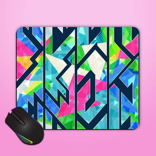 Bright Geometric Seamless Mouse Pad Chachhi