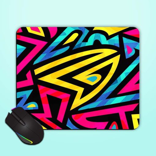 Bright Graffiti Seamless Mouse Pad Chachhi