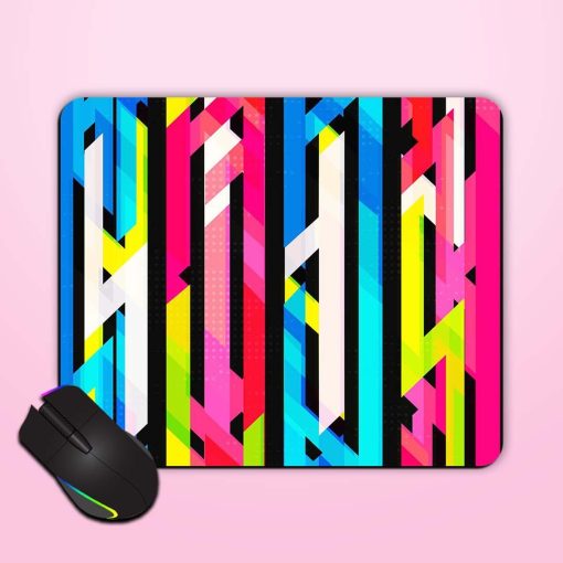 Bright Neon Seamless Mouse Pad Chachhi