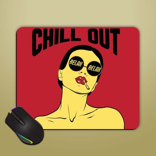 Chill Out Vector Mouse Pad Chachhi