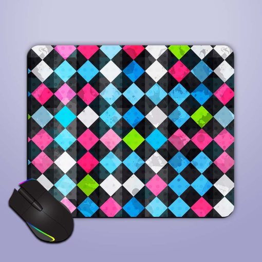 Color Rhombus Seamless Mouse Pad