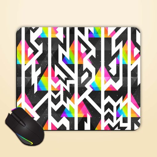 Colored Geometric Seamless Mouse Pad Chachhi