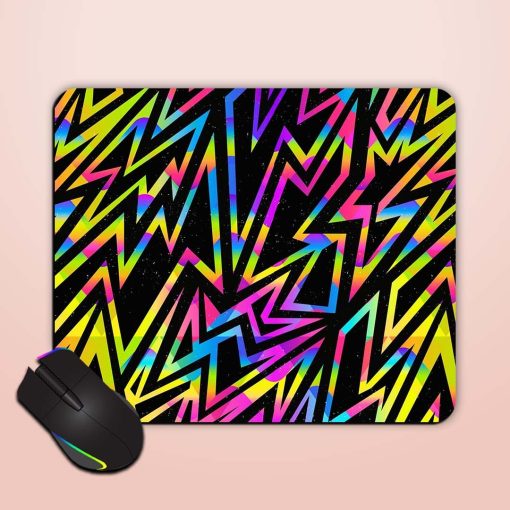 Colored Space Geometric Mouse Pad Chachhi