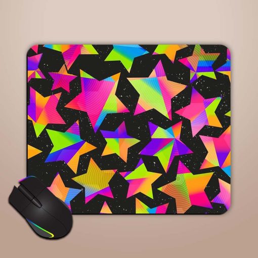 Colored Space Star Mouse Pad Chachhi