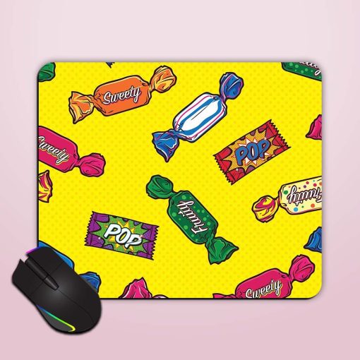 Colorful Candy Seamless Mouse Pad