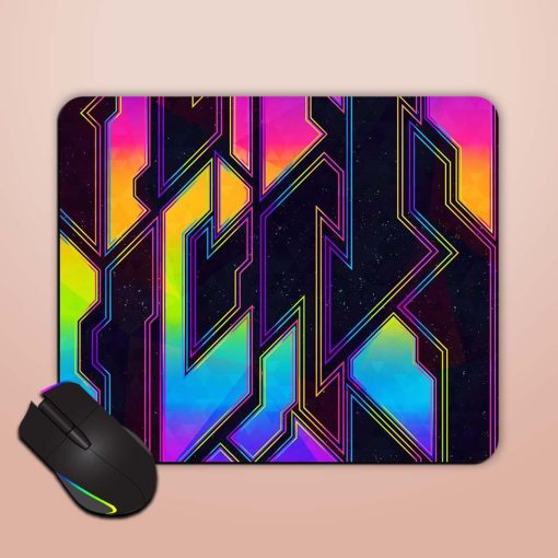 Futuristic Geometric Triangle Mouse Pad Chachhi