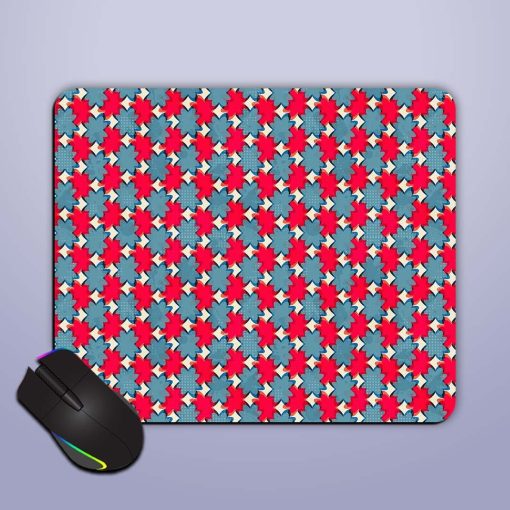 Geometric Flowers Seamless Mouse Pad Chachhi