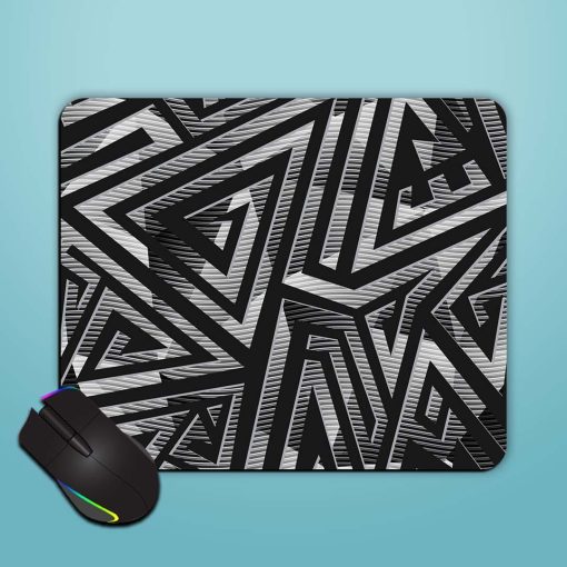 Geometric Seamless Pattern Mouse Pad Chachhi