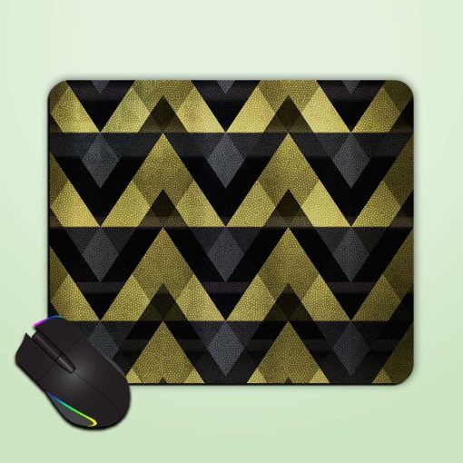 Gold Zigzag Seamless Mouse Pad Chachhi