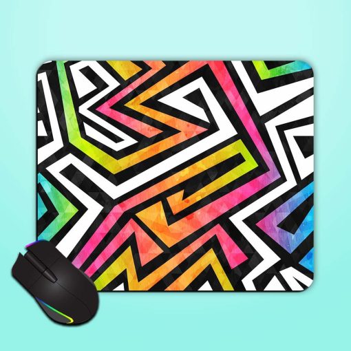 Graffiti Maze Seamless Mouse Pad