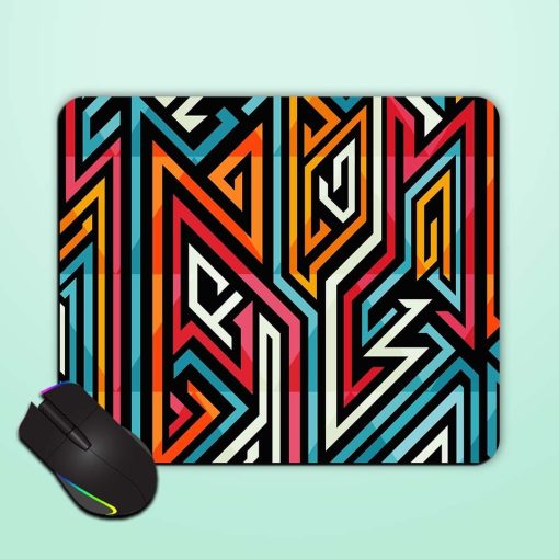 Graffity Geometric Seamless Mouse Pad Chachhi