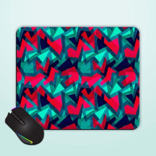 Grunge Geometric Seamless Mouse Pad Chachhi