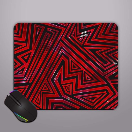 Red Color Tribal Mouse Pad Chachhi