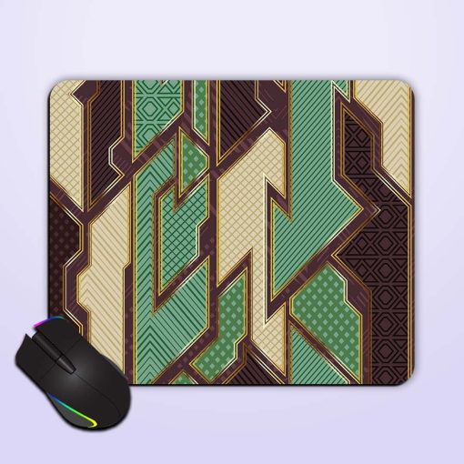 Retro Geometric Cloth Mouse Pad Chachhi