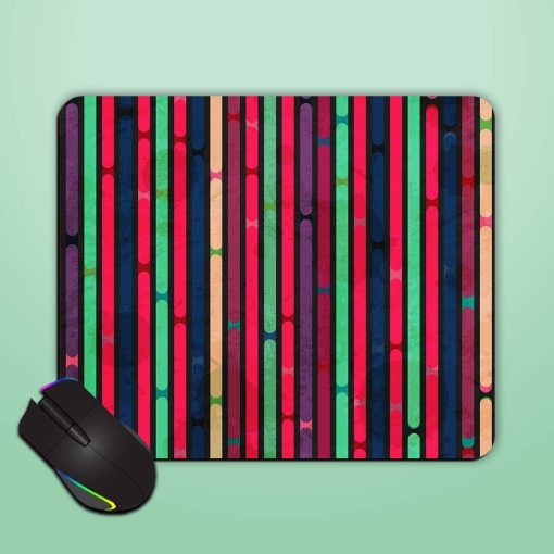 Retro Stripes Seamless Mouse Pad Chachhi