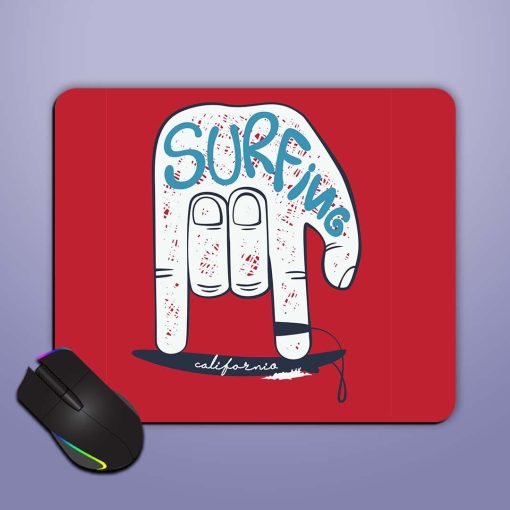 Rock Hand Sign Mouse Pad Chachhi