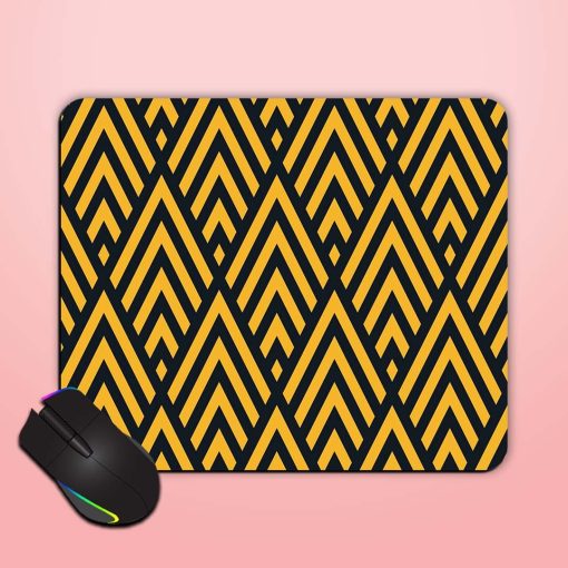 Seamless Neon Orange Mouse Pad Chachhi