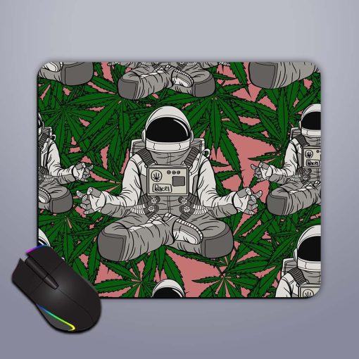 Seamless Pattern Astronaut Mouse Pad Chachhi