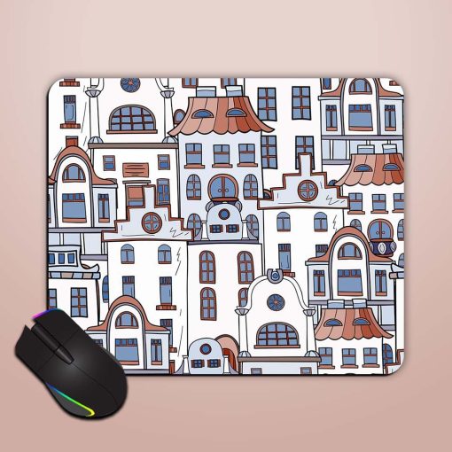 Seamless Pattern Handdrawn Mouse Pad Chachhi