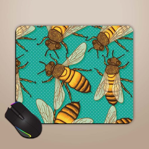 Seamless Pattern Honey Mouse Pad Chachhi