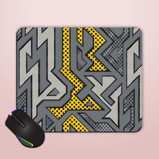 Urban Geometric Seamless Mouse Pad Chachhi