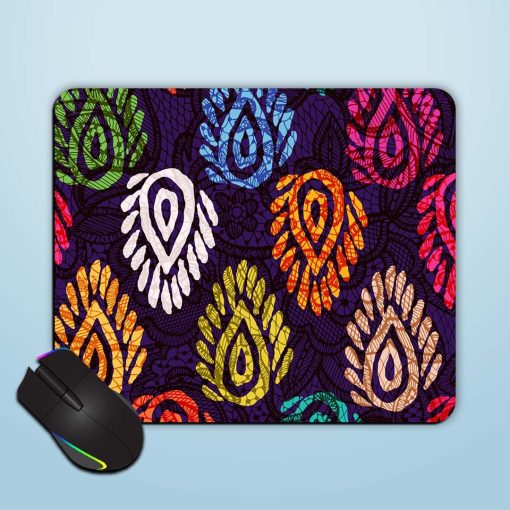 Vector Seamless Pattern Mouse Pad Chachhi